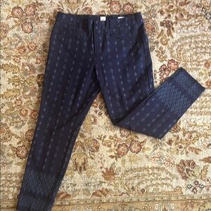GAP Navy Patterned Pants